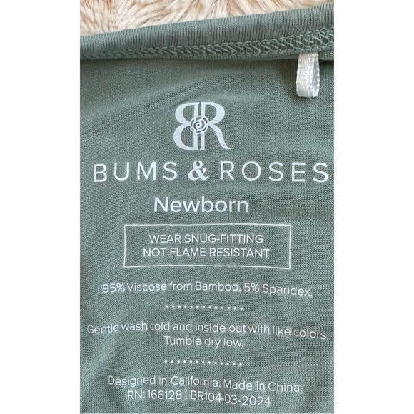 Bums & Roses Eucalyptus Footie - Picture 16 of 17